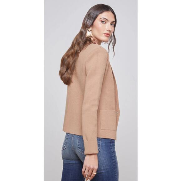 L'AGENCE Lacey Knit Blazer Size XS New with Tags - Picture 2 of 14